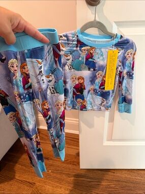 Frozen Kids Bamboo Pajama Set - 12-18 months NWT